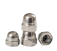Tuerca de Mano Tuercas ciegas de Bellota con Rosca de Paso, M8, M10, M12, M14, M16, M20, Acero Inoxidable 304, Tuercas Decorativas con Forma de cúpula de Diente Fino, 1/5 Uds. (Size : M20x1.5(1Pc))