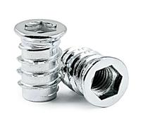Tuerca embutir con cabeza allen m4-10 zincado hierro