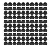 Tuerca hexadecimal de Sunicon M10, 100pcs m10 x 1.25 tuerca hexagonal tuerca de acero de carbono para 168f 170 188 generador de gasolina negro