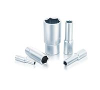 Tuerca hexagonal TOPTUL 1/4 pulgada 8 mm 6 caras largo