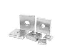 Tuerca rectangular 10/50 piezas Tuercas cuadradas M3 M4 M5 M6 M8 rectangulares delgadas Bloque deslizante for accesorio de perfil aluminio(50pcs,M8-20x13x4mm)