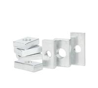 Tuerca Rectangular 10/50 piezas Tuercas cuadradas M3 M4 M5 M6 M8 rectangulares deslizantes delgadas for bloque Accesorio de perfil aluminio(10pcs,M5x15x12x4)