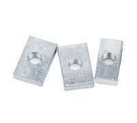 Tuerca Rectangular 10/50 piezas Tuercas cuadradas M3 M4 M5 M6 M8 rectangulares deslizantes delgadas for bloque Accesorio de perfil aluminio(10pcs,M4x14x11x3)
