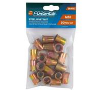 Tuercas de acero m12 (20 piezas)
