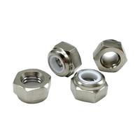 Tuercas De Bloqueo Tuerca de seguridad M2-M16 TC4, E004(M10x1.5p -5 pieces)