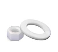 Tuercas Hexagonales Y Arandelas De PTFE Tuerca De Plástico M3-M30(M24 2pcs)