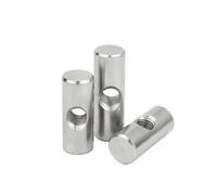 Tuercas ranuradas de barril for muebles, for acero inoxidable plateado M4 M5 M6 Paquete varios tamaños(OD8 M5x25(4PCS))