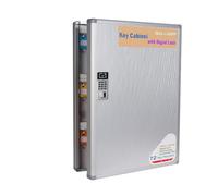 TUKA-i-AKUT Armario Cerradura Electrónica, Fibra Dura con aleación de Aluminio, 1 Unidad-Color Plata, 72 Llaves