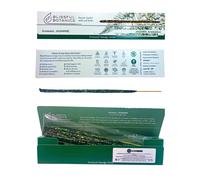 Tulasi Incienso Orgánico Jazmín 3/6/12 Cajitas de 25g, Incienso artesanal Jazmín Aromático, Incienso cargado con hierbas reales, Artisanal Smudge Stick, Ingredientes puros, Sin químicos dañinos, Aroma