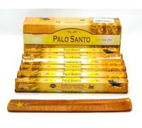 Tulasi Palo Santo Varitas de Incienso Natural, 120 Unidades, Fragancia Aromáticavaritas de Incienso con Soporte de Madera Decorado
