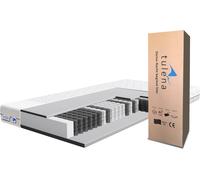 TULENA: Colchón de muelles ensacados, 100 x 200 cm, firmeza H1/H2 - Funda lavable - Modelo Basic