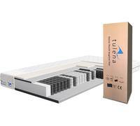 TULENA: Colchón de muelles ensacados, 80 x 200 cm. Espuma viscoelástica H1 / H2. Funda lavable. Confort