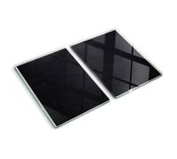 Tulup Tabla De Cortar Cocina 2x40x52cm - Vidrio Protector De Placa De Induccion - Tablón De Anuncios