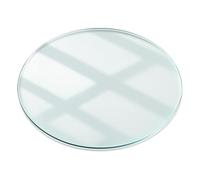 Tulup Tablero de Vidrio para Mesa ø 90 cm Redonda para la Cocina, Comedor y Salón Encimera de Vidrio Superficie Lisa Decoración Transparente Cristal Templado