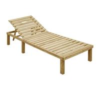 Tumbona de Madera de Pino Impregnada