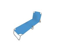 Tumbona marbueno plegable 187 x 24 x 55 cm - azul