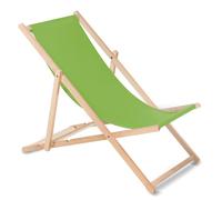Tumbona Plegable Madera Verde Clásica Ajustable GreenBlue GB183
