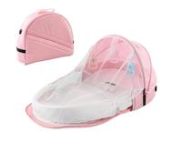 Tumbona Plegable Para Dormir, Cuna De Viaje, Cuna Portátil Para Bebé Con To