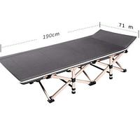 Tumbona Sillas de jardín Tumbona Plegable para una Sola Persona Cuna Plegable para Acampar Patio al Aire Libre Cama para Dormir Militar portátil Viajes Invitados Ocio Pesca Oficina en casa Descansar
