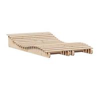Tumbonas De Madera Maciza De Pino 2 Unidades 205x60x31,5 Cm Vidaxl