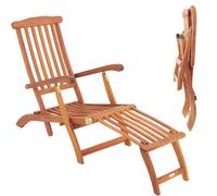 Tumbonas "Queen Mary"" madera de acacia reclinable"
