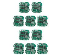 Tuminsi 10 Piezas 4S 8A 14.8V 18650 Li-Ion Placa de Carga de Batería de Litio PCB Cuadrado Protección Cortocircuitos para Motor de Taladro
