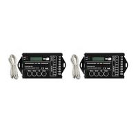Tuminsi 2X DC 12V 24V WiFi RGB Controlador LED Programable por Tiempo TC421 5 Canales 20A Ánodo Común Atenuador de Tira LED Programable