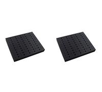 Tuminsi 2X Soporte de Almacenamiento de Bandeja de Brocas de Enrutador de 110 Agujeros para Fresas de Vástago de 1/4 Pulgada Y 1/2 Pulgada Organizador de Brocas Brillantes