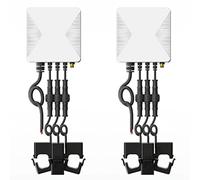 Tuminsi 2X Tuya Life Medidor de KWH de Energía WiFi Trifásico 80A 120A Pinza de Potencia Transformador de Corriente Monitor de Aplicación (120A)