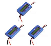 Tuminsi 3X Vatímetro Digital Medidor de Vatios Medidor de Potencia DC 60V 100A Comprobador de Batería de Voltaje de Equilibrio