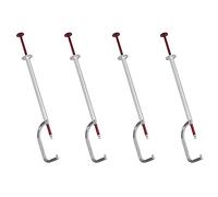 Tuminsi 4X Herramienta de Medición de Disco de Freno 0-45 mm Calibradores de Regla de Medición de Espesor para Motocicletas Coches Detección de Prueba de Desgaste de Disco de Freno