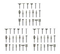 Tuminsi Juego de Talla de Piedra Brocas de Diamante, 60 Piezas Kits de Pulido Accesorios de Herramientas Rotativas con Vástago de 1/8 Pulgadas para Tallar