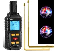 Tuminsi Kit de Equipo de Caza Fantasma de 5 Piezas 1 Detector de Radiación EMF 2 Bolas de LED 2 Postes de Seguimiento de Cobre