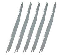 Tunejoy Hojas para Sierra de Sable S1531L Sierra de Sable en HCS para Cortar Madera y Ramas 5TPI 240mm 5 Piezas