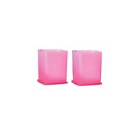 Tupperware Cubix - Contenedor cuadrado para almacenar frutas y verduras, 1,8 l, 2 unidades