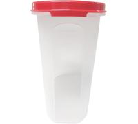 Tupperware Eidgenosse Oval Eidgenossen - Recipiente compacto (redondo, 1,7 L, 1700 ml), color rojo
