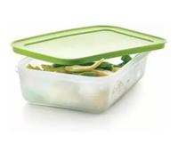 Tupperware Eiskristall recipiente de 1000ml para congelador, recipiente para congelador, recipiente para frigorífico, recipiente para alimentos, recipiente con tapa, 1,0 litros, verde