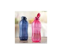 Tupperware Juego de 2 botellas ecológicas de plástico de 2 litros