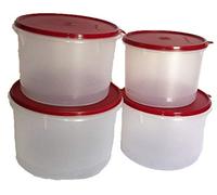 Tupperware - Juego de recipientes para Super, grande 1 pc (5 Lt), tamaño mediano 2 pcs (3 Lt), pequeño 1 pc (2,5 lt)