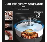 Turbina eólica - Generador eólico - Aerogenerador - Energía sostenible - 1000W de potencia - Diseño resistente a la intemperie - 24V
