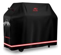 Turtle Life Funda para Barbacoa, 137,2 cm, Resistente e Impermeable, para Parrillas de Gas de 3-4 quemadores, Apta Weber Spirit, Char-Broil y Performance y Signature, Negro