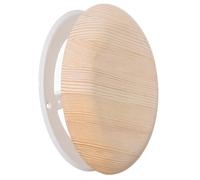 TURvent 160mm Difusor de Aire de Madera de Pino para Sauna - Válvula de Ventilación Ajustable para Entrada y Salida de Aire - Rejilla de Ventilación para Pared o Techo