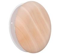 TURvent Válvula de disco de madera de 160 mm para sauna, difusor ajustable para pared y techo, válvula de entrada y salida de aire, cubierta de ventilación redonda, rejilla de ventilación de aliso