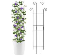 Tutor para Plantas Estructura de Crecimiento Vertical Metálica para Plantas | Varillas para Enredaderas de Exterior Para Macetas de Jardín Exterior Tomates Flores Enredadera Hiedra Clemátide