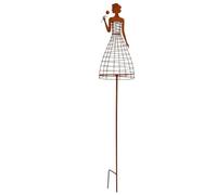 Tutora para Plantas Elegante Dama Metálica Decorativa Resistente a la | Soporte para Plantas Trepadoras Exterior Jardín para Terraza Porche Sendero Césped Paisaje Arriate