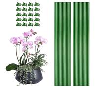 Tutores Para Plantas De Jardín Juego De 22 Pinzas Reutilizables Para | Estacas Para Plantas De Interior Con Clips Para Alféizar, Balcón, Patio, Invernadero, Flores Y Verduras