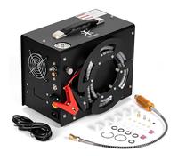 TUXING Compresor de Aire PCP, 4500 PSI/30 Mpa, Compresor Portátil PCP con Transformador de Corriente Incorporado, Parada Automática, DC12 V/AC120 V, Bomba de Compresor sin Aceite y sin Agua