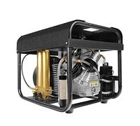 TUXING Compresor de aire PCP de 300Bar, sistema de enfriamiento de agua y ventilador incorporado, filtro de filtración de dos etapas, versión de parada automática, para tanque de buceo con