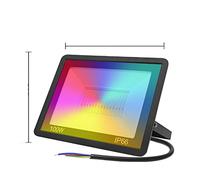 Tuya - Foco LED inteligente WiFi de 30 W, 50 W, 100 W, cambio de color, luz LED IP66 RGB, luz blanca cálida y fría, control de vioce
