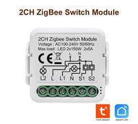 Tuya Smart Zigbee Interruptor de Relé para Luces 1/2/3/4 Canales
